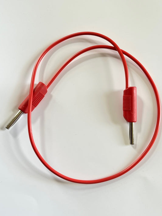 RS PRO QUALITY 4MM STACKABLE BANANA PLUG TEST LEAD 0.5M LONG RED ad1*18