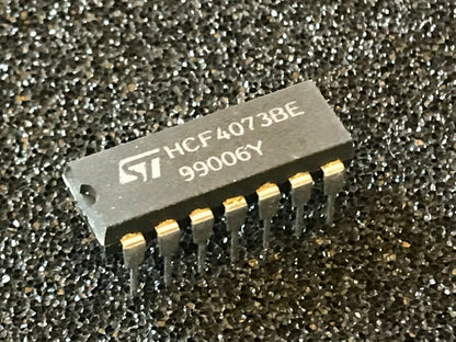 HCF4073BE ORIGINAL ST TRIPLE 3 INPUT AND GATE CHIP UK STOCK x1 fcb27.7