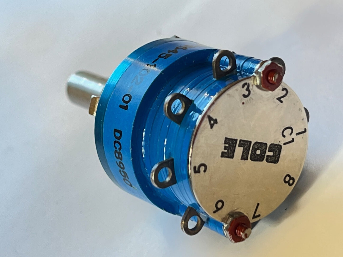 COLE F3645-102-01 MILITARY SPEC ROTARY SWITCH 1 POLE 5 WAY fba39.43