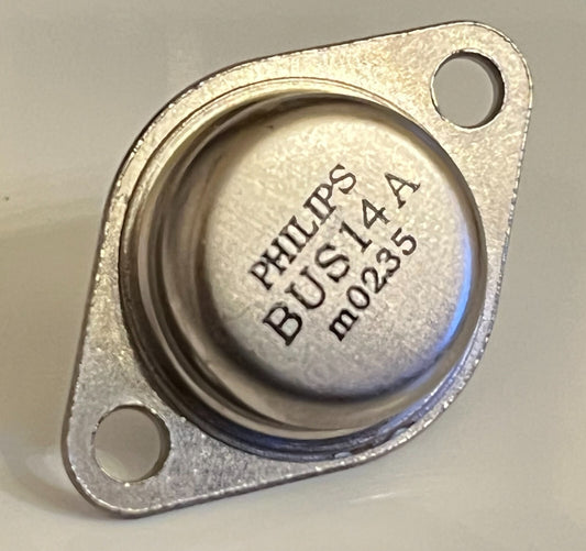 ORIGINAL BUS14A PHILIPS TO3 NPN POWER TRANSISTOR (x1) ae1w14