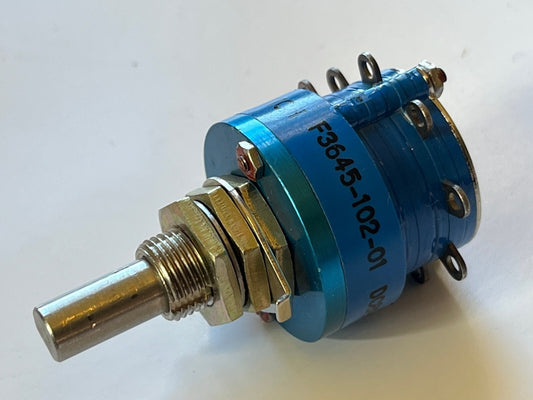 COLE F3645-102-01 MILITARY SPEC ROTARY SWITCH 1 POLE 5 WAY fba39.43