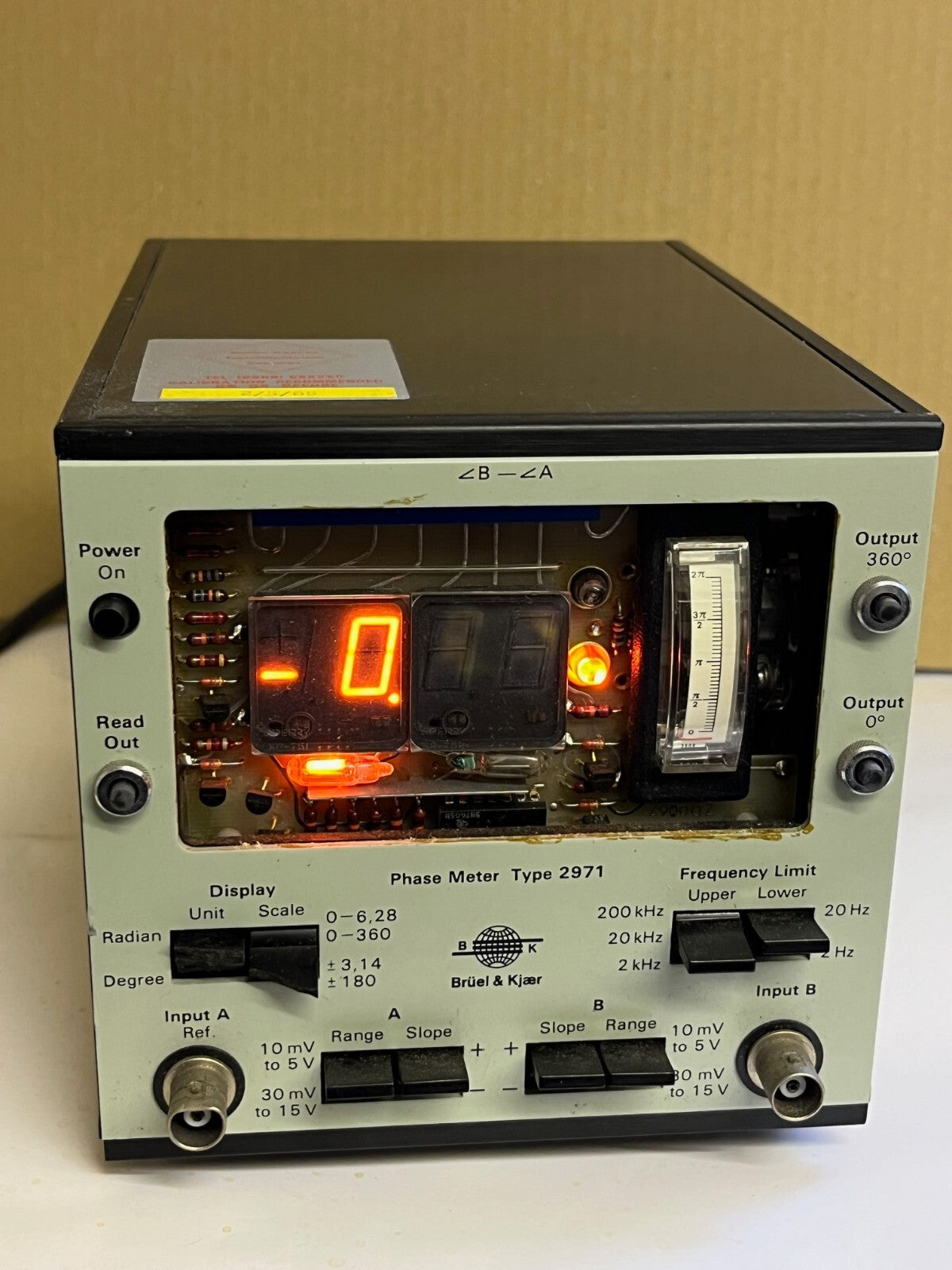 BRUEL & KJAER 2971 PHASE METER SPARES / REPAIRS fcf3e