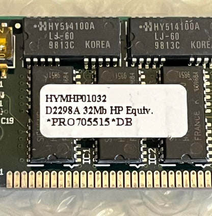 HP D2298A 32MB 72 PIN 60NS FAST PAGE MODE PARITY FPM SIMM (x1) fd1A45