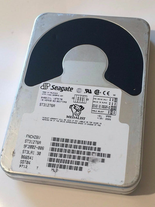 SEAGATE ST31276A 9F2002-006 IDE HARD DRIVE 1.2GB aa4aa4