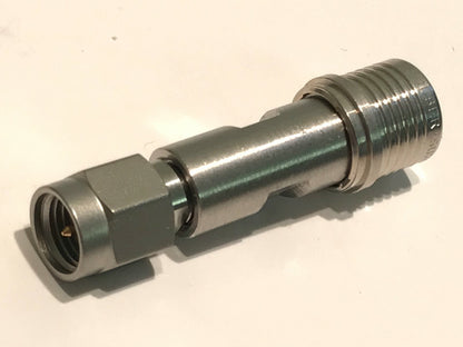 SUHNER 32_PC35-QMA-50-1/1-_NE 3.5 MALE - QMA FEMALE ADAPTOR fbb28.31