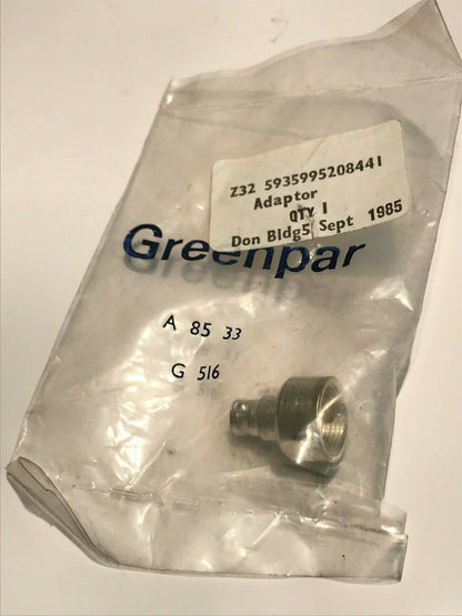 GREENPAR TYCO INTER SERIES RF ADAPTER MINI BNC 50 OHM FEMALE fcb12.19