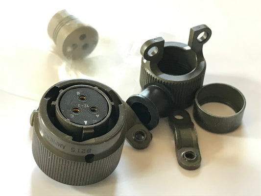 AMPHENOL 62GB16F123S 3 POLE MILITARY FEMALE CONNECTOR fd5f89