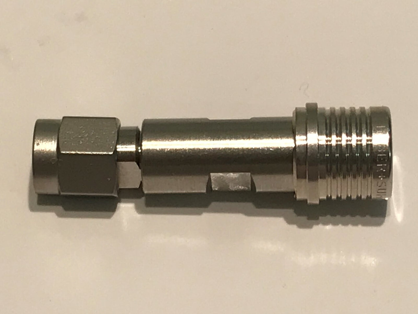 SUHNER 32_PC35-QMA-50-1/1-_NE 3.5 MALE - QMA FEMALE ADAPTOR fbb28.31