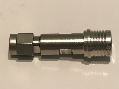 SUHNER 32_PC35-QMA-50-1/1-_NE 3.5 MALE - QMA FEMALE ADAPTOR fbb28.31