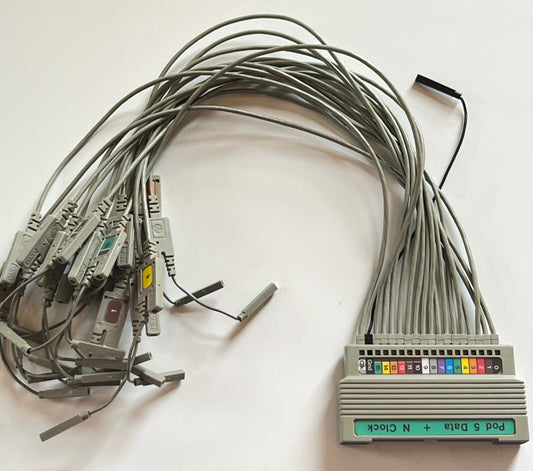 HP AGILENT DATA CABLE POD 5 & N CLOCK PROBE FOR HP16XXX AE1W105