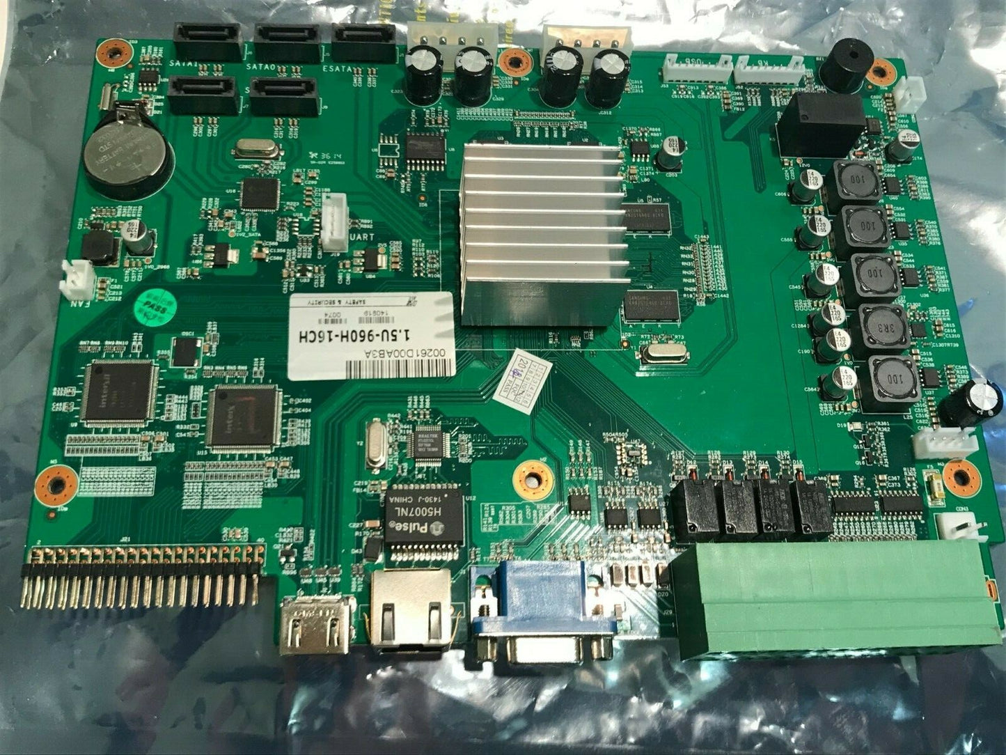 MAIN CARD PCB FOR 960H 16 CHANNEL VIDEO / AUDIO RECORDER ae1v10