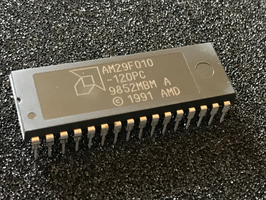 AM29F010-120PC ORIGINAL AMD 1MB FLASH CHIP DIL PACKAGE UK STOCK x1 fcb27.60