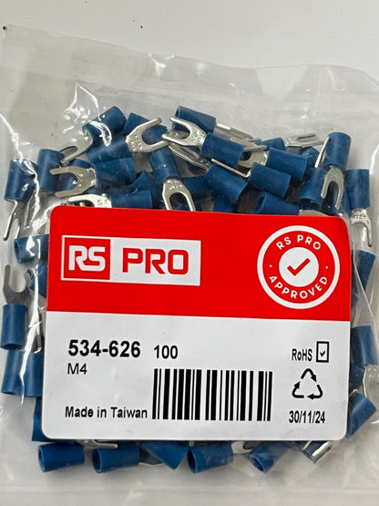 INSULATED CRIMP TERMINALS BEST RS QUALITY ALL TYPES PACKS OF 100 CHEAP fcb22