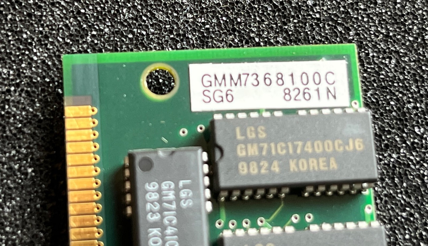 MATCHED PAIR 32MB 72 PIN 60NS FAST PAGE MODE PARITY GOLD PLATED 64MB SIMM fd2k21