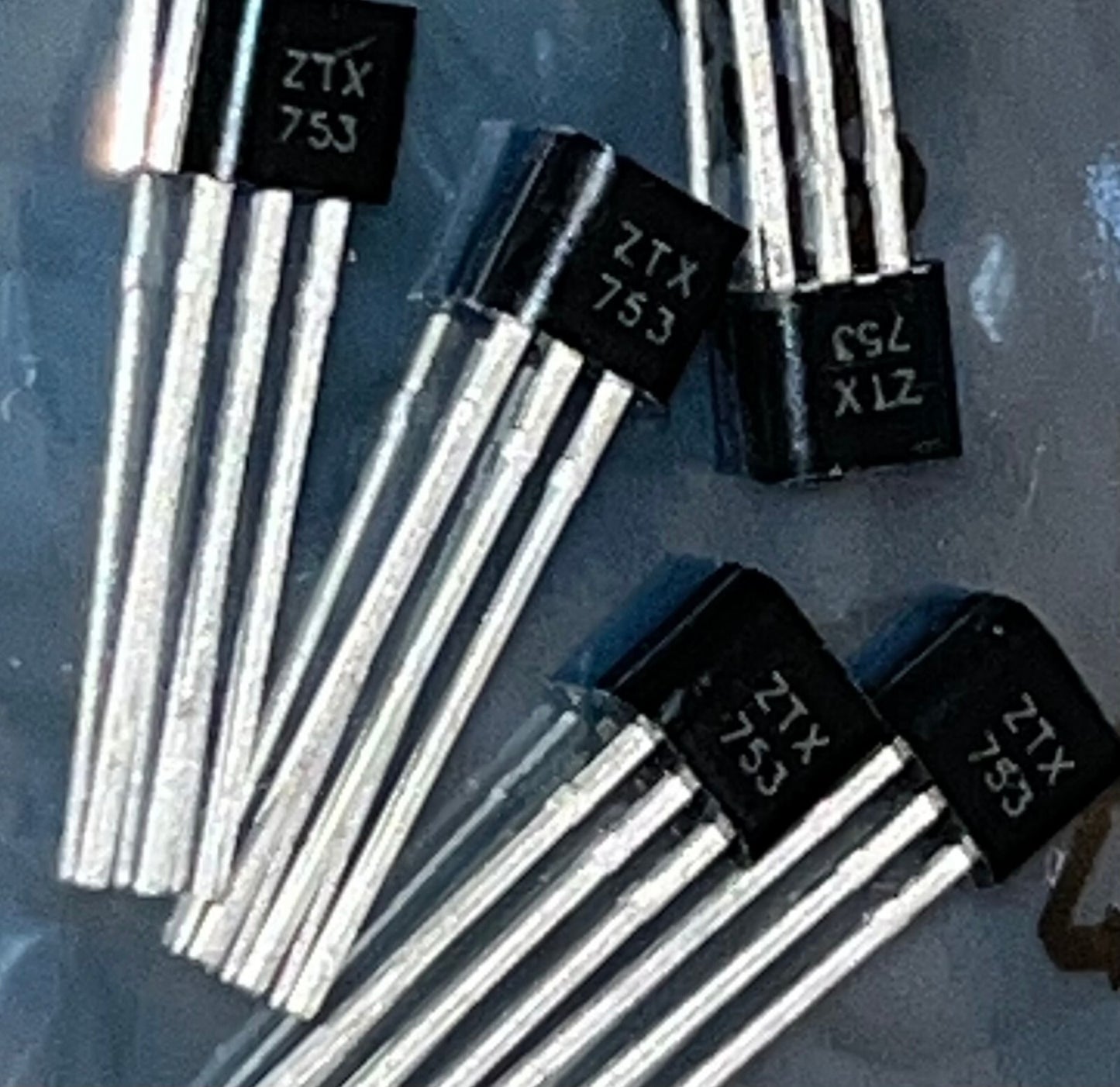 20pcs ORIGINAL ZTX753 ZETEX TRANSISTOR RS 295-539 UK STOCK dena4