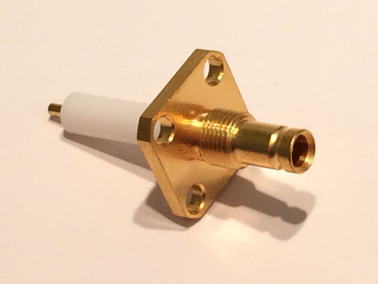 AMPHENOL 1.0/2.3 MALE PANEL MOUNT COAX PLUG (x1) 102-233-01 fd6j33