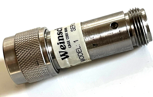 WEINSCHEL 10dB 5W 12.4GHz PRECISION N TYPE ATTENUATOR MODEL 1 fba10a50