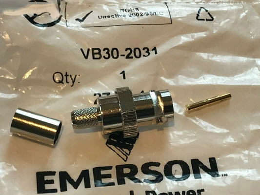 BEST QUALITY BNC SOCKET 75 OHM FEMALE CRIMP TYPE FOR RG59 CABLE (x1) bsa4cb