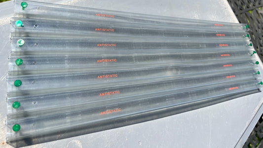 IC CHIP STORAGE TUBES WIDE BODY FOR DIP DIL 24 28 32 40 EPROM – PACK OF 5PCS