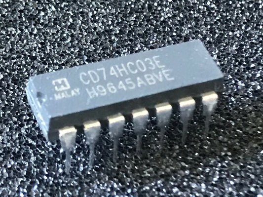 CD74HC03E ORIGINAL HARRIS QUAD 2 INPUT NAND GATE CHIP UK STOCK x1 fcb27.8