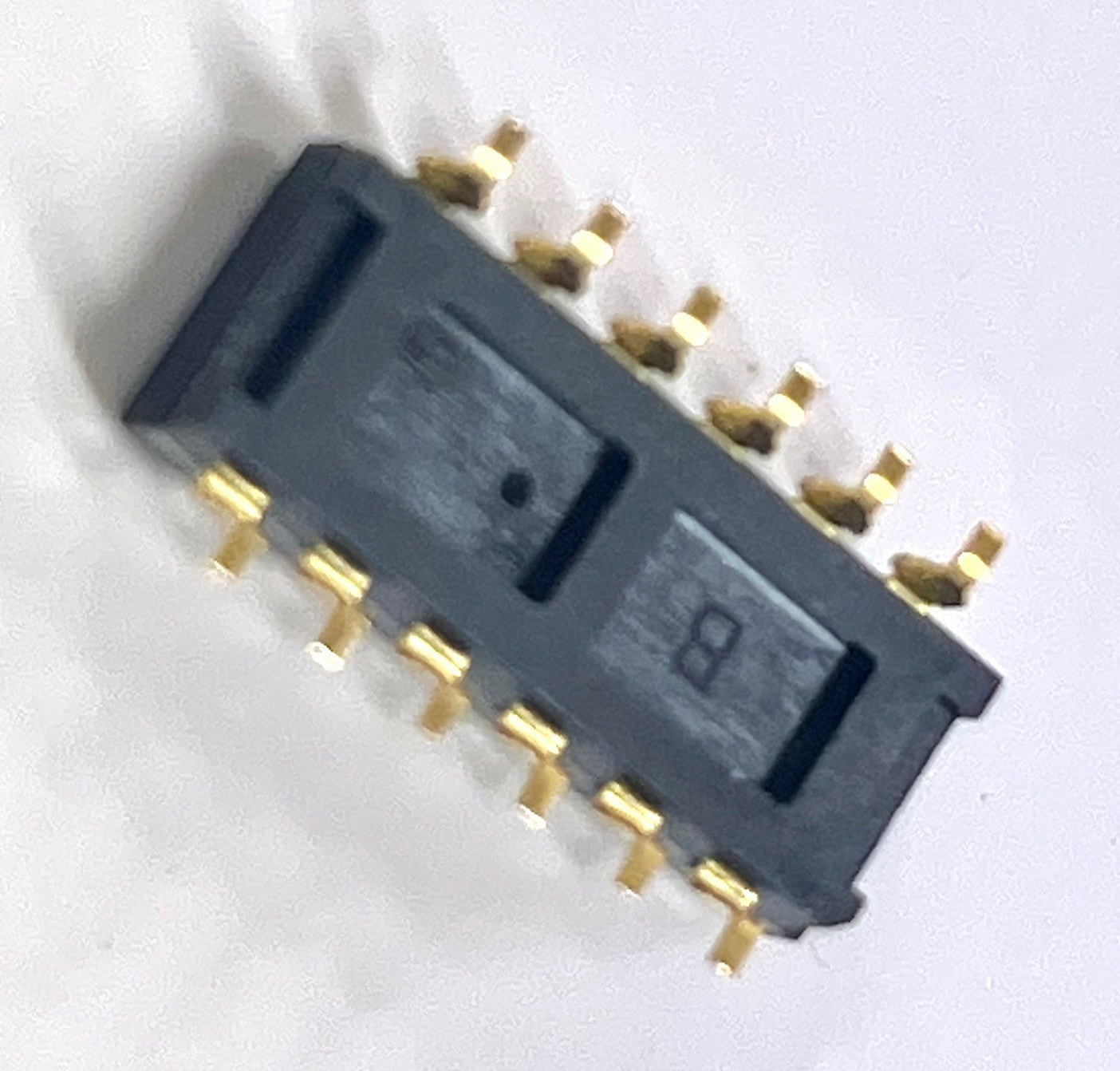 6 WAY SURFACE MOUNT DIP DIL SWITCH VERY LOW PROFILE GOLD PLATED x1 BDA40A