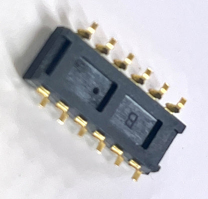 6 WAY SURFACE MOUNT DIP DIL SWITCH VERY LOW PROFILE GOLD PLATED x1 BDA40A