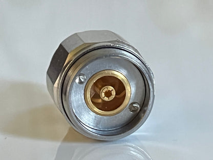 SUHNER PREMIUM APC-7 TO SMA MALE PRECISION RF COAXIAL ADAPTER FBA10A21