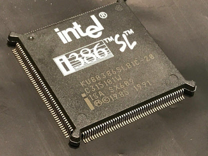 INTEL KU80386SL RARE & COLLECTABLE i386SL SURFACE MOUNT SX609 PROCESSOR fd1d34