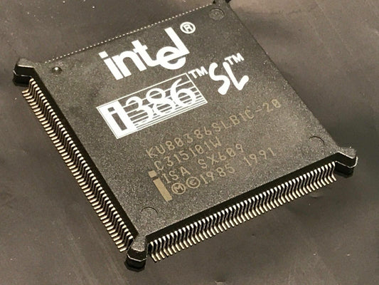 INTEL KU80386SL RARE & COLLECTABLE i386SL SURFACE MOUNT SX609 PROCESSOR fd1d34