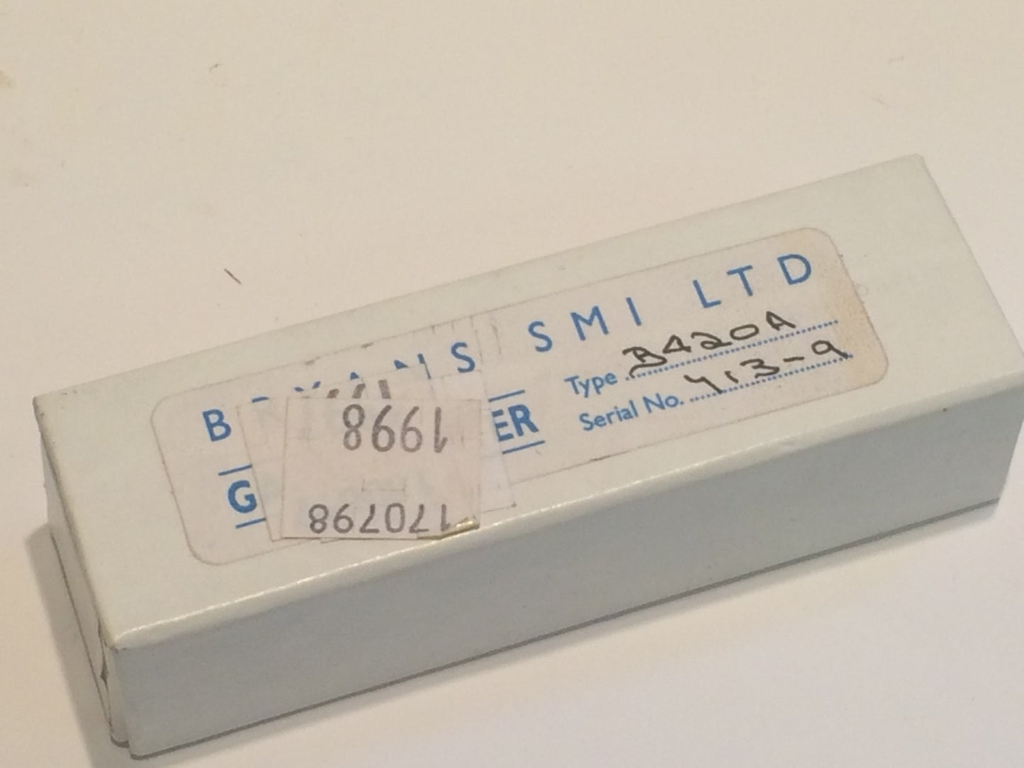 BRYANS SMI B420A GALVANOMETER blb89