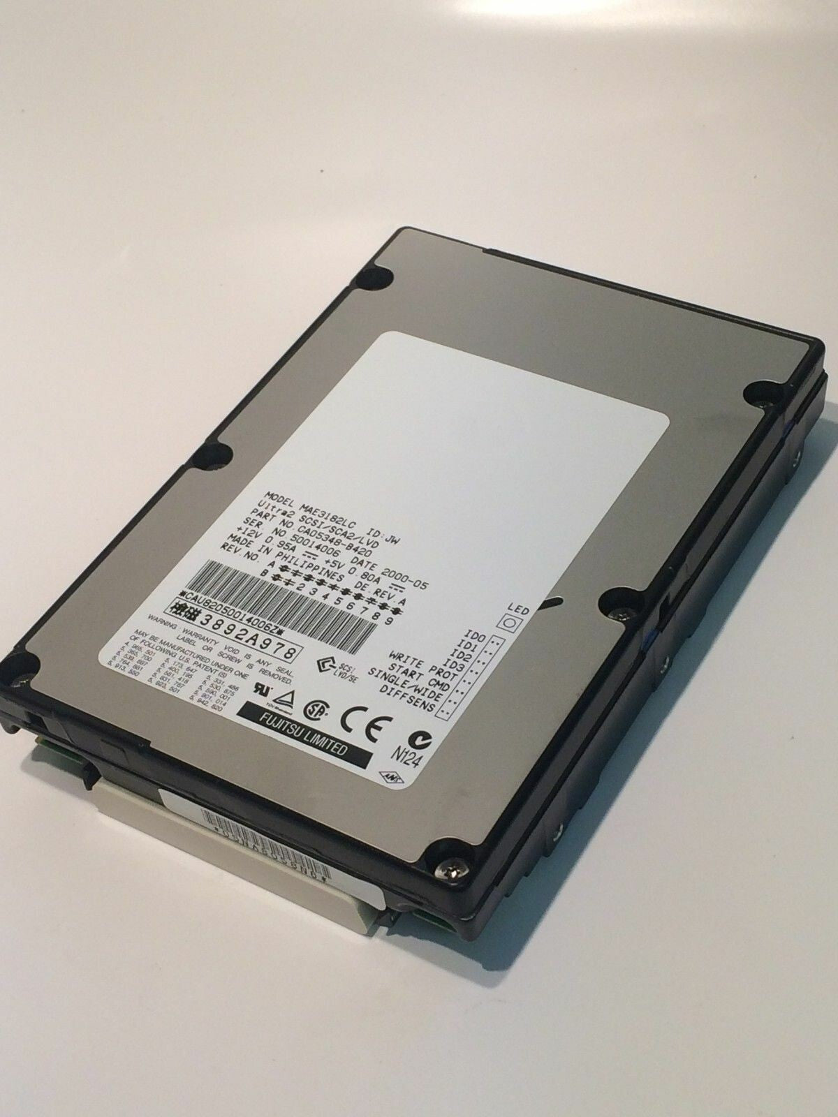 FUJITSU MAE3182LC 18.2GB SCA2 SCSI ULTRA2 HARD DRIVE CAO5348-B420 fbc1e7