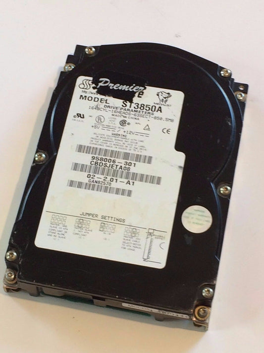 SEAGATE ST3850A IDE HARD DRIVE 850MB CBDSJETA08 02-2.01-A1 958006-301 aa4bb18A