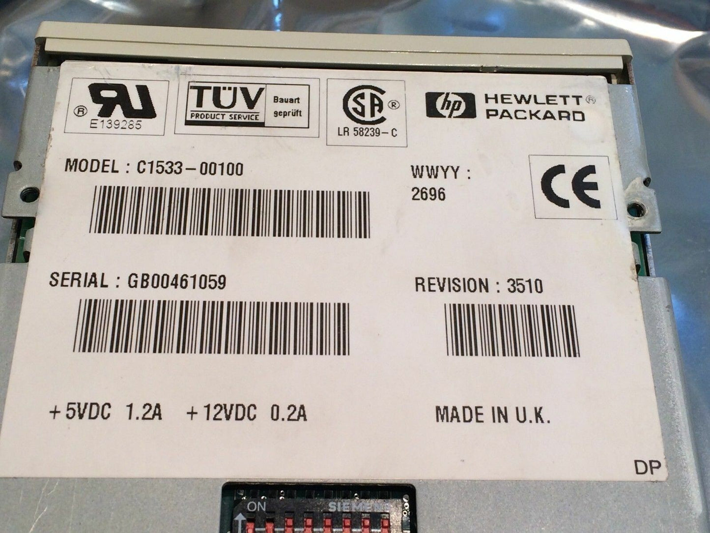 HP C1533-00100 DDS2 4/8GB DAT TAPE DRIVE NEW BOXED ad2~22