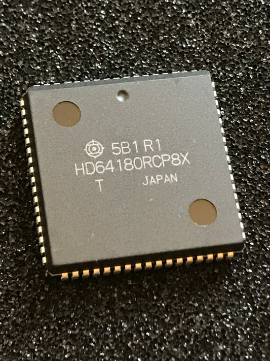 ORIGINAL HD64180RCP8X HITACHI MPU 68 PIN PLCC CHIP UK STOCK x1 fcb25.22