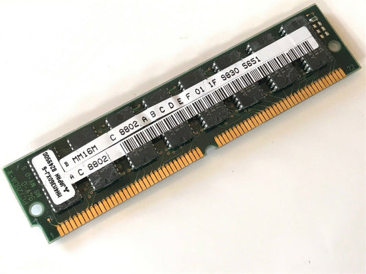 16MB 72 PIN 60NS EDO GOLD PLATED PREMIUM QUALITY PARITY MEMORY MODULE fcb10.2