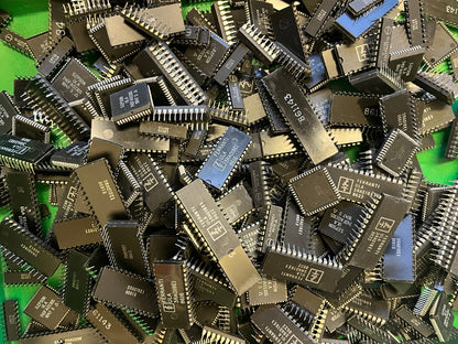 1Kg LOTS OF PLESSEY FERRANTI 1980s IC CHIPS FOR GOLD & METALS RECLAIM