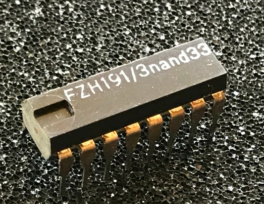 FZH191 /3NAND COLLECTORS IC CHIP 16 PIN EARLY HOUSE MARKED UK STOCK (x1) fd7d107