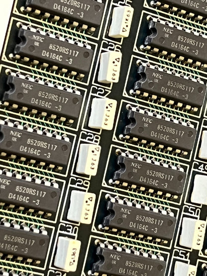 MEMORY PCB WITH 84 X 4164 NEC DRAM MEMORY CHIPS D4164C-3