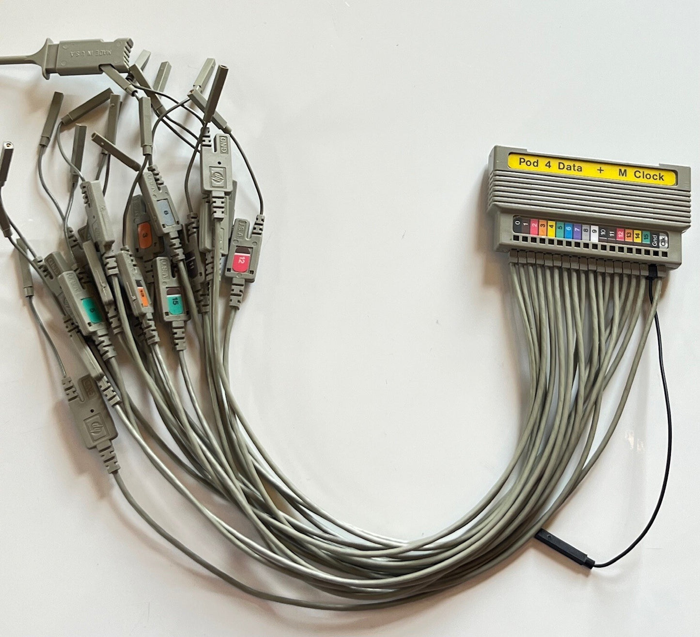 HP AGILENT DATA CABLE POD 4 & M CLOCK PROBE FOR HP16XXX AE1W104