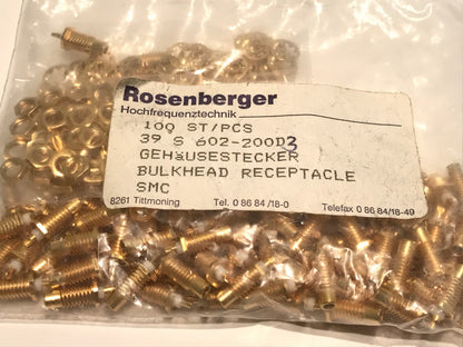 ROSENBERGER PREMIUM QUALITY PANEL MOUNT SMC FEMALE (X1) fd7L33