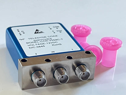 TELEDYNE CCR-33S8C-T FAILSAFE COAXIAL RELAY SWITCH 18GHz 12Vdc SPDT ae1w77