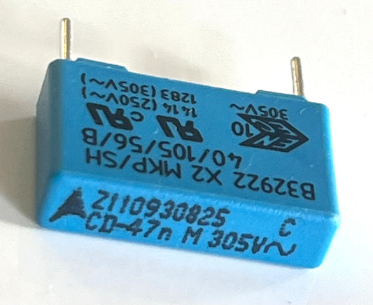47nF .047uF 305V X2 RATED POLYPROPYLENE MKP CAPACITOR (X1) EPCOS fca12.12
