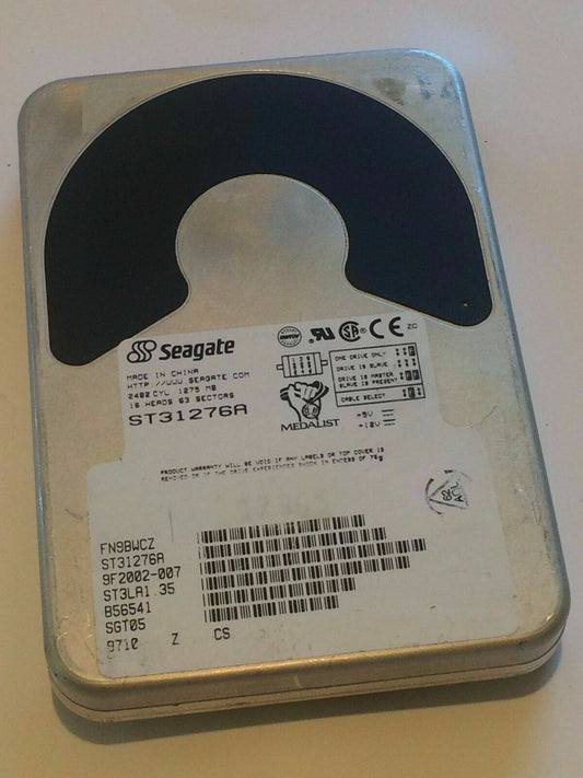 SEAGATE ST31276A 9F2002-007 IDE HARD DRIVE 1.2GB aa4ba