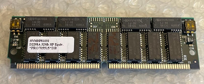 HP D2298A 32MB 72 PIN 60NS FAST PAGE MODE PARITY FPM SIMM (x1) fd1A45