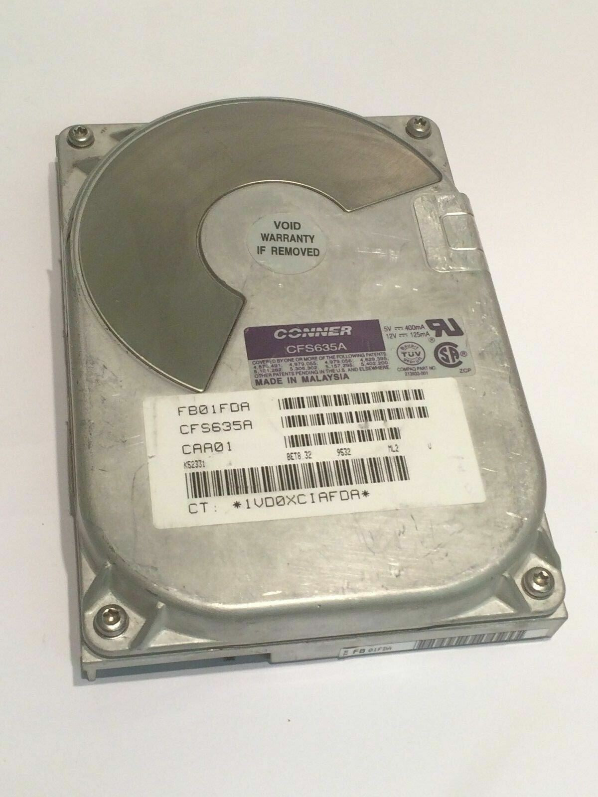 CONNER CFS635A 635MB IDE HARD DISC aa4ce8