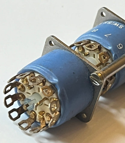 11 WAY 2 POLE ELMA 01 SERIES MINIATURE ROTARY SWITCH AUDIOPHILE fd6c3