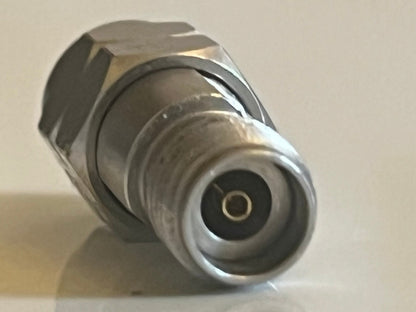 2.4MM MALE - 2.92MM FEMALE RF MICROWAVE 50GHZ ADAPTER PREMIUM QUALITY AE1W15