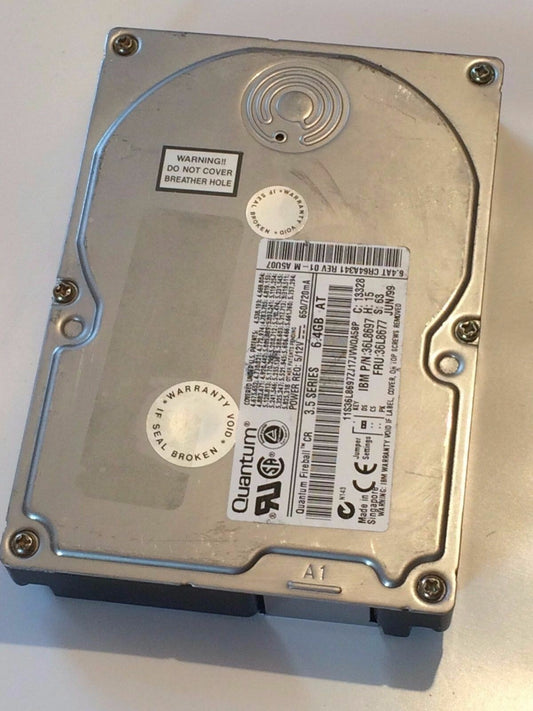 QUANTUM FIREBALL CR 6.4AT CR64A011 REV 01-B IDE HARD DRIVE 6.4GB aa4bb13