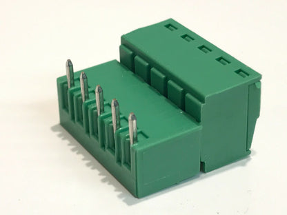 5 WAY PCB CONNECTOR PLUG & SOCKET 3.81.mm PITCH VERY NEAT EUROCLAMP ad1P51