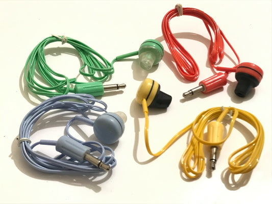 VINTAGE GROOVY TRANSISTOR RADIO MONO EARPIECE EAR PHONE MADE IN JAPAN faa16